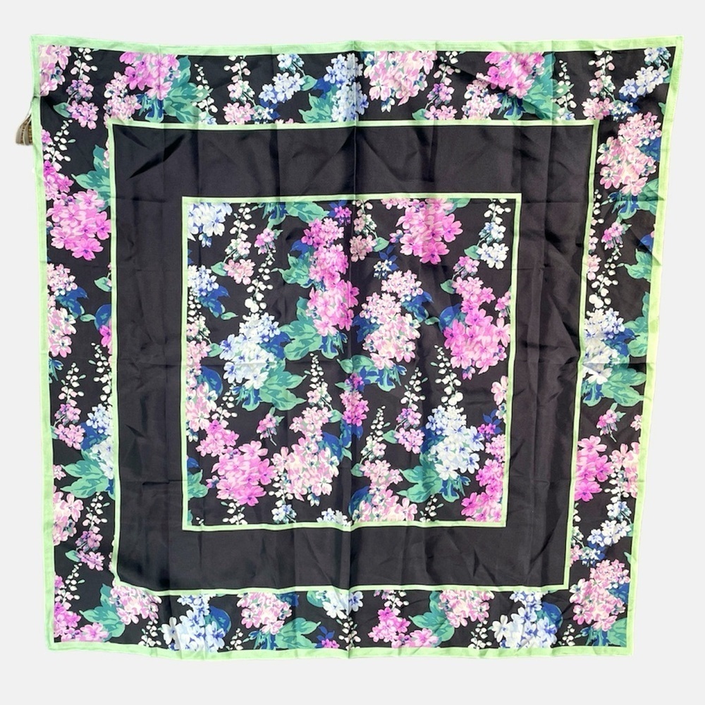 Talbots New With Tag 100% Silk Botanical Scarf